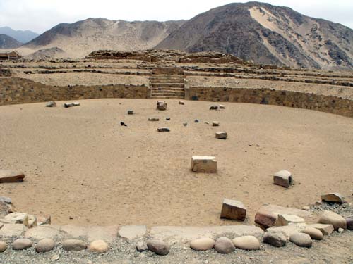 Caral, anfiteatro