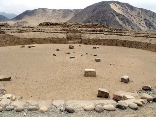 Caral, Amphitheater